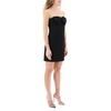 Crepe Satin Bustier Mini Dress