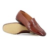 Burnt Leather Loafer Shoe