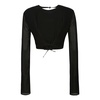 LEA OPEN BACK CROPPED TOP