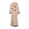 Cotton Blend Trench Coat with Logo