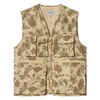 Camouflage Zip Vest with Logo Detail
