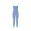Blue Elastic Jumpsuit, Made in Italy