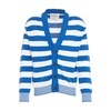 Blue Striped Cardigan Knitwear
