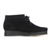 Black Suede Wallabee Boot High Moccasin
