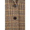 Tweed Front Button Closure Jacket