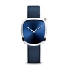 Women's Quartz Stainless Steel Silver-Blue Milanese Bracelet Watch 18034-307