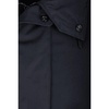 Blue Hooded Jacket with Hidden Hood