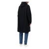 Black Cotton Hooded Parka Jacket