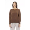 Luxury Cashmere Crew Neck Sweater Brown
