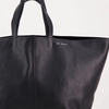 Maxi Tote Bag in Black Leather