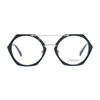 Black Aviator Optical Frames with Demo Lenses