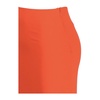 Orange Silk Asymmetric Midi Skirt