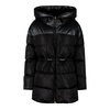 Black Hooded Puffer Jacket