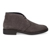 Grey Suede Lace-Up Ankle Boot