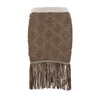 Zipper Hook Skirt with Fringes