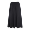 Black Flared Skirt Kumamoto Model