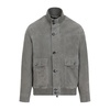 Suede Leather Blouson Jacket