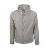 Grey Logo Motif Coat with Removable Bib