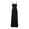 Black Cut-Out Maxi Dress