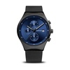 Men's Watch Classic Black Glossy Elegant Sapphire Crystal Scratch-Resistant and Skin-Friendly 18842-227