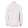 Beige Wool High Neck Sweater