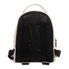 Logo Pattern Zip Backpack with Pockets