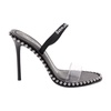 Metal Detail Leather Sandals
