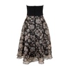 Floral Zip Dress with Hook Closure