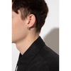 Silver mono earring