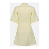 Pastel Yellow Wool Shirt Dress
