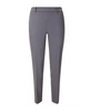 Cigarette Leg Trousers with Elastic Belt