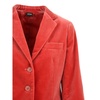 Front Button Closure Back Slit Blazer
