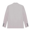 Grey Plain Button Blazer Spring/Summer
