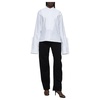 White Linen Button-Up Shirt