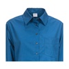 Blue Cotton Poplin Shirt