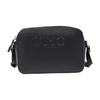 Black Plain Polyurethane Shoulder Bag