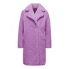 Sherpa Fleece Coat with Lapels