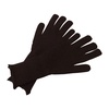 Brown Cashmere Silk Hands Mitten Mens Gloves