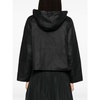 Black Erma Jacket with Removable Hood