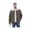 Quilted Jacket with Faux Fur Collar