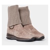 Chic Beige Suede Ankle Boots
