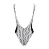 V-neck One-Piece Swimsuit