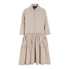 Oversized Poplin Dress Dusty Quartz