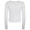 White Modal Blend Topwear