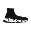 Women's Speed 2.0 Recycled Knit Sneaker With Bicolor Sole in Black/white