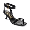 Black Naplack Sandal - Fiona Model