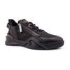 Leather Jacquard Sneakers with FF Detail
