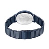 Men's Ceramic Watch 39 mm Sapphire Glass 5 ATM High-Tech Ceramic Slim Design Bracelet Stainless Steel Band with Ceramic Elements 18539-797