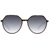 Brown Women Sunglasses Round Gradient