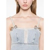 Blue Cotton Dress Elegant Versatile